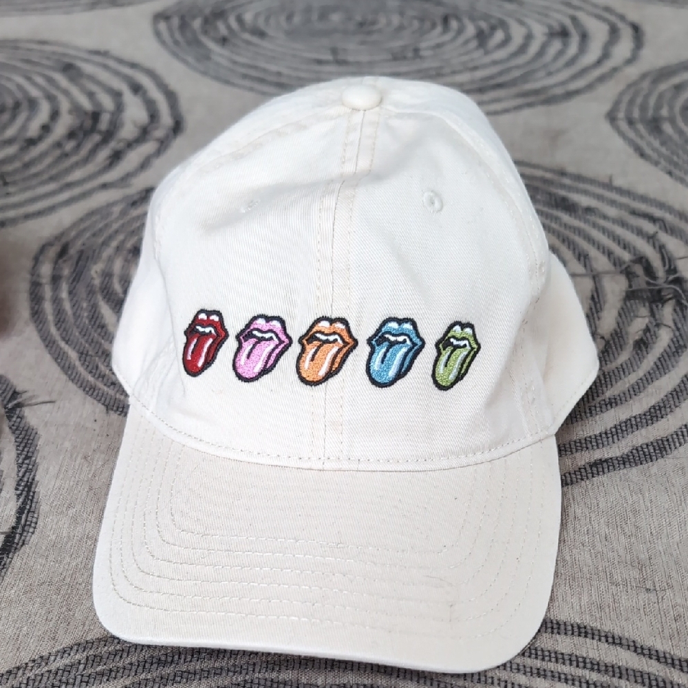 American Eagle Rolling Stones Rainbow Emblem Cap Hat